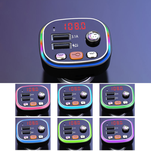 Anything electronic handsfree Bluetooth MP3 Player Dual USB Fast Car Charger